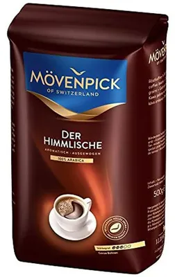 Produktbild von Mövenpick Der Himmlische ganze Hochland Arabica Kaffeebohnen 500g