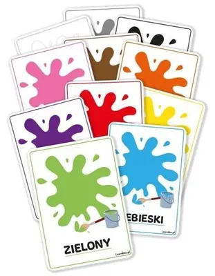 Immagine prodotto di Plansze edukacyjne A4 - Kolory 11 kart