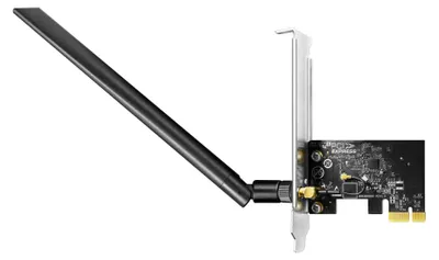 Zdjęcie produktu dla Cudy AC650 Wireless Dual-Band PCI-E Adapter, WE650 1.0, Bezprzewodowy, PCI Express, WLAN, Wi-Fi 5 (802.11ac), 433 Mbit/s, Czarny