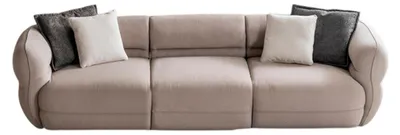 Produktbild von Moderne 5-Sitzer Couch im skandinavischen Stil mit weichen Kissen