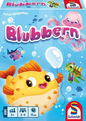 Productafbeelding van Blubbern: Kinderspel voor kinderen vanaf 5 jaar. Kaartspel. Educatief