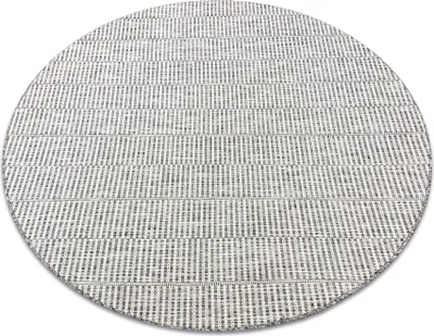 Produktbild von Teppich SISAL LOFT 21198 BOHO Kreis elfenbein/silber/taupe beige rund 120 cm
