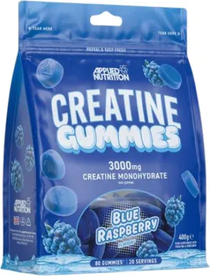 Productafbeelding van Applied Nutrition Creatine Gummies (80) Blauwe framboos - Creatine - Creatine monohydraat