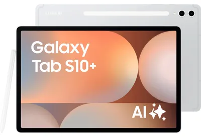 Produktbild von Samsung Galaxy Tab S Galaxy Tab S10+ Wi-Fi, 31,5 cm (12.4"), 2800 x 1752 Pixel, 256 GB, 12 GB, 2,8 GHz, Platin, Silber
