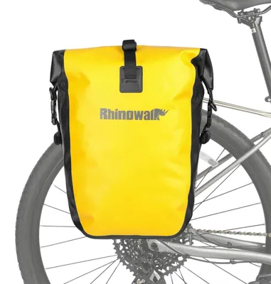 Produktbild von Fahrradtasche Gepäckträgertasche wasserdicht 25L Gelb