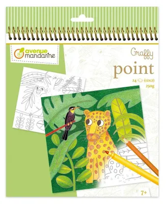 Immagine prodotto di Pagina da colorare di Graffy Point - Jungle Avenue Mandarine