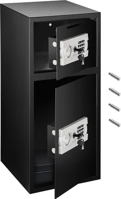Produktbild von Tresor - Feuersicherer elektronischer Schlüsseltresor - 4MM Zahlenkombinationstresor 74 l - Sicherer Möbeltresor mit robustem Eisengehäuse und Hochbelastbarer Stahlkonstruktion