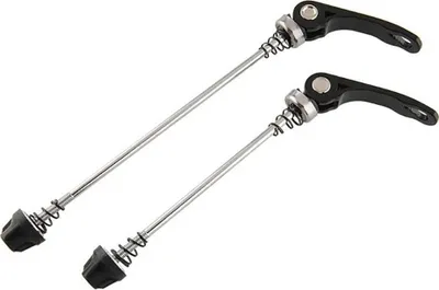 Produktbild von 1 Paar Fahrrad MTB Rennrad Radfahren Vordere Hinterradnabe Schnellspanner Hebel Schwarz