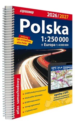 Produktbild von Polnischer Straßenatlas im Maßstab 1:250.000, Ausgabe 2026/2027