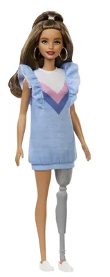Produktbild von Barbie Fashionistas Puppe mit Beinprothese