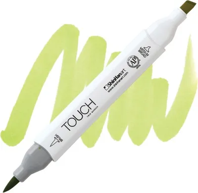 Immagine prodotto di TOUCH Pennello e scalpello bifacciali, GY48 Giallo verde