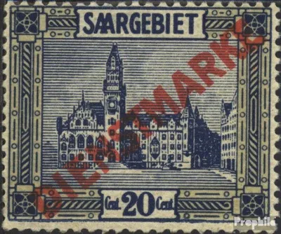 Produktbild von Briefmarken Saarland 1922 Mi D5 postfrisch Freimarken