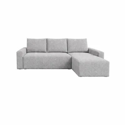 Produktbild von Ecksofa POTARO mit Schlaffunktion L-Form, Sofa mit Bettkasten, Wohnzimmersofa, Couch, Soffa, Bettsofa ELLE 83 | MIPLO