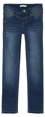Produktbild von Name It Indigo Skinny Denim Hosen Blau 12 Years Mädchen Blau 12 Years