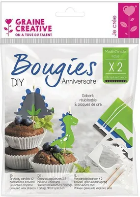 Obrázok produktu pre Diy sada narodeninové sviečky dinosaury
