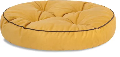 Produktbild von PillowPrim Bodenkissen Kissen im japanischen Stil, Meditationskissen, Yogakissen rundes Sitzkissen 57x57cm Gelb