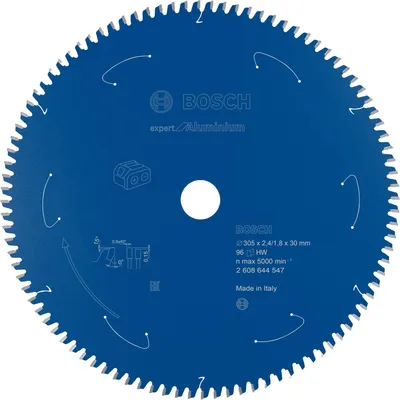 Produktbild von Kreissägeblatt für Akkusägen Expert for Aluminium, 305 x 2,4/1,8 x 30, 96 Zähne