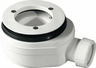 Produktbild von Gelco Duschwannen-Siphon, Durch. 90mm, DN40, niedrig, für Badewannen mit Abdeckung
