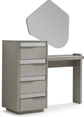 Immagine prodotto di Pratico tavolino da trucco con specchio – Ideale per l'uso quotidiano