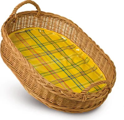 Produktbild von Tablett, T 51cm x B 37cm x H 10/16cm, Serviertablett, Servierkorb, Weidentablett
