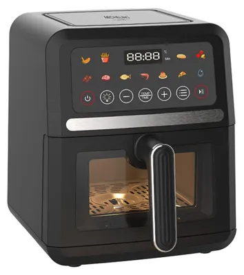 Obrázek produktu pro Horkovzdušná fritéza 1500 W s časovačem a regulací teploty – 5 litrů