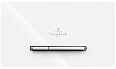 Produktbild von Villeroy & Boch Viconnect Betätigungsplatte 300S mit Tasten in chrom