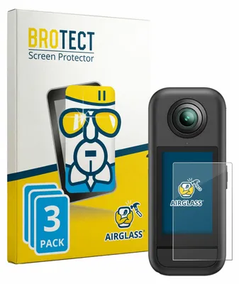 Produktbild von 3x BROTECT Schutzglas für Akaso 360 Schutzfolie Panzer Folie Glas Display Schutz klar