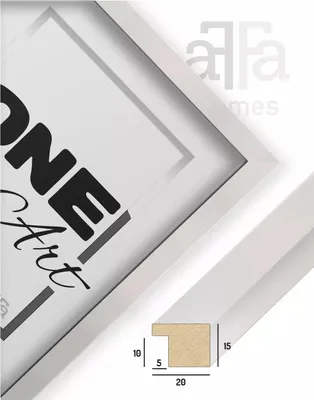 Immagine prodotto di Cornici Factory Hekla 30x40 cm bianco