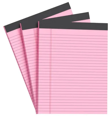 Immagine prodotto di Blocco note con carta a righe, 30 fogli, formato 8,5 x 11 pollici, ideale per appunti