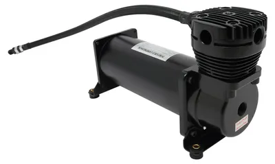 Image de Compresseur d'air portable 12V - 200 PSI - Boîtier en aluminium - Noir - Pour pneus
