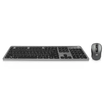 Image de ACT AC5710 Clavier RF sans fil QWERTY UK International Noir (AC5710)