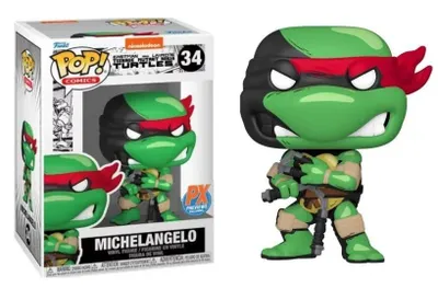 Productafbeelding van Teenage Mutant Ninja Turtles - Michelangelo 34 PX Previews Exclusief - Funko Pop! Vinyl Figuur