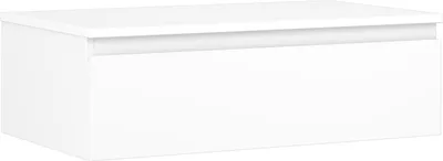 Immagine prodotto di Mexen Orio armadietto da bagno sottolavabo 80 cm con piano, 1 cassetto, bianco opaco - 91A10-08023-1-BFC01