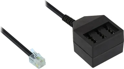 Produktbild von Telefonadapter RJ11 (6/4) Stecker an NFN Buchse 20cm, Good Connections®