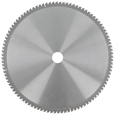 Productafbeelding van Cirkelzaagblad 305 mm Diameter - 100 Tanden Fijn - Gelegeerd Staal - Groen Zilver - Voor Hout Metaal Aluminium