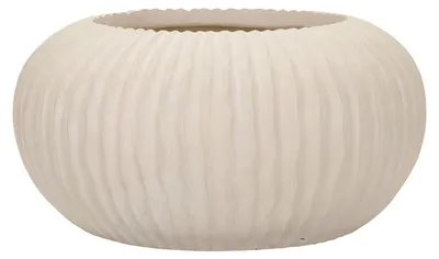 Produktbild von Mauro Ferretti Vase Nebel Ø35x18 cm crème