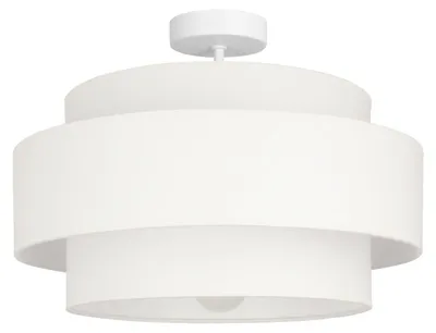 Produktbild von Deckenlampe Metall E27 rund Ø 40 cm Weiß Modern