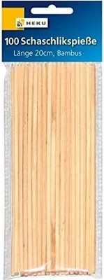 Obrázek produktu pro 100 bambusových špízů na šašlik - 20 cm