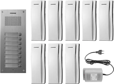 Obrázok produktu pre DR-8UM/DP-SS/RF-1A - sada dom. telefónov pre 8 užív., systém 4+n