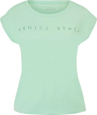 Immagine prodotto di Maglietta da donna "Venice Beach Wonder", colore verde menta brillante, taglia 3XL