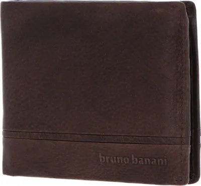 Image de bruno banani Cuir porte-monnaie Frankfurt Wallet Brown brun