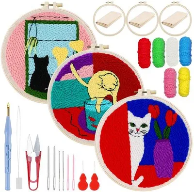 Produktbild von Schnurzubehör-Set - Für Anfänger - Mit Verstellbaren Stichkreisen