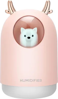 Obrázek produktu pro Zvlhčovač vzduchu s motivem zvířátka, 30 cl – růžový
