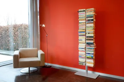 Produktbild von Bücherturm Booksbaum 1 Stand groß : Silber