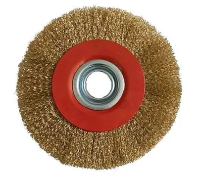 Image de OPTIMUM 3107440 Brosse métallique Ø 250 x 30 Ø 32 mm