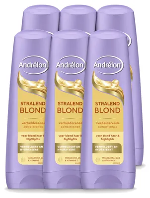 Zdjęcie produktu dla 6 x Odżywka do włosów Andrélon Stralend Blond - 200 ml - Opakowanie ekonomiczne - 6 sztuk