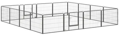 Produktbild von Welpenauslauf - Hundegehege - Größe M - Welpenlaufstall - Für den Außenbereich