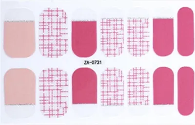 Image de INF 10 Feuilles d'Autocollants pour Ongles - Motifs Floraux et Géométriques