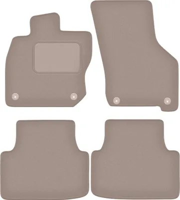 Immagine prodotto di Tappetini in velluto per Skoda Octavia IV E-Tec berlina, station wagon, liftback (2020-) - set di tappetini LUX beige (4 pezzi)