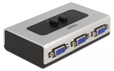 Produktbild von Delock Umschalter VGA 2 Port manuell bidirektional